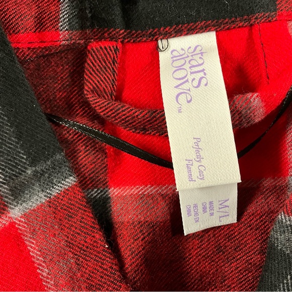 Cozy Buffalo Check Flannel Robe - Picture 5 of 9